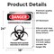 Signmission Danger Corona Outbreak OSHA Notice Sign, Vinyl Decal, 18in W x 24in L, 2PK OS-2PACK-NS-D-1824-25570 - alternate 6